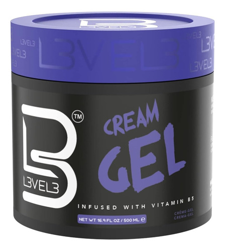 Crema Gel Level 3 500 Ml Hidratación Y Fijación Duradera