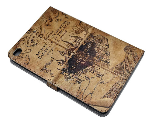 Imagen 3 de 7 de iPad Mini 4 Funda De Hogwarts Mapa Del Merodeador Retro De
