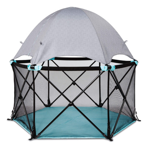 Playard Summer Infant Pop N Play Deluxe Ultimate Aqua