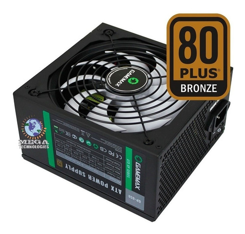 Fuente De Poder Gamer Game-max 650w 24p-8pin 1.5m 80 Plus