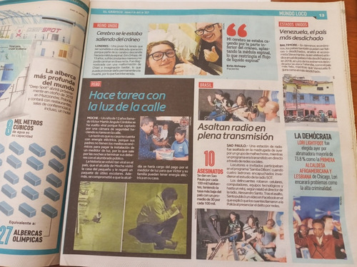 Revista Periódico El Gráfico 4 De Abril De 2019 (Usado)