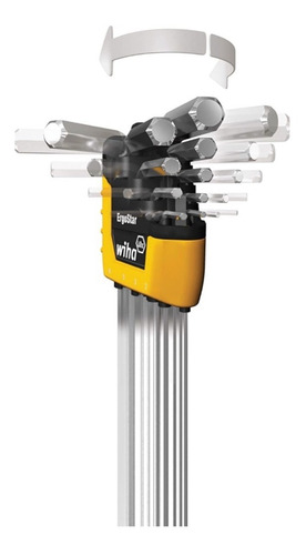 Wiha Jgo Llaves Hex L D/bola Ergostar Mm/stdr 22pzs 66982