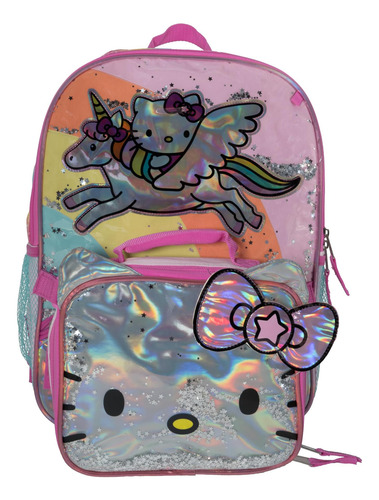 Ai Accessory Innovations Juego De Mochila Hello Kitty De 4 P