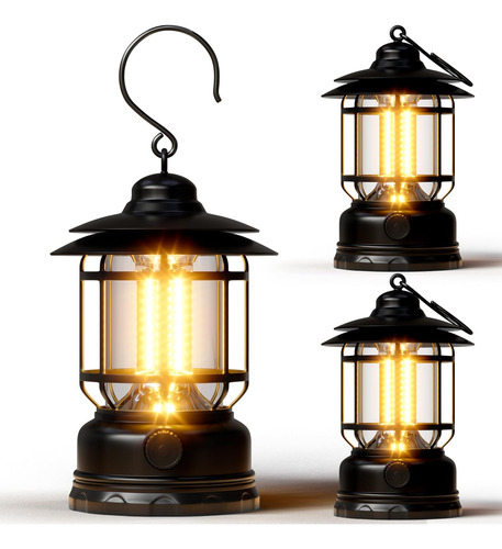 Linterna Camping Lamparas Recargables Led Portátil