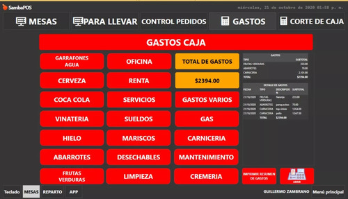 Kit Punto De Venta Touch Restaurantes Todo Incluido Sambapos