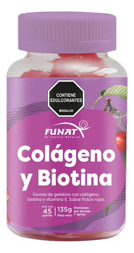 Colágeno Y Biotina Gomitas - Unidad a $520