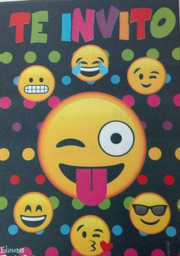 Cotillon Emoticones Emojis 20 Niños,mantel,vaso, Antifaces
