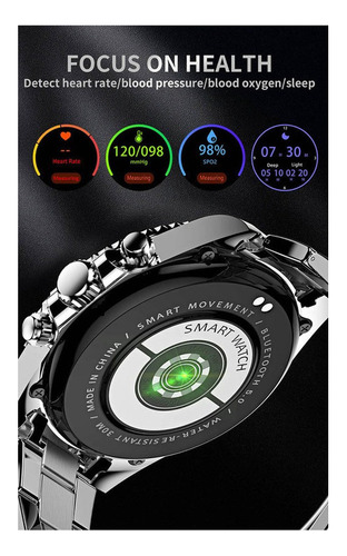 Reloj Inteligente Aw12 Para Reloj Inteligente Xiaomi Huawei Color De La Caja Blue/gold