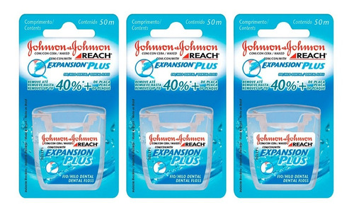 Johnson Reach Expansion Plus Kit X3 Hilo Dental Con Cera 50m