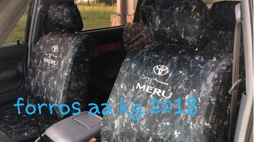 Forros De Asientos Impermeables Camuflajes Meru Disponibles