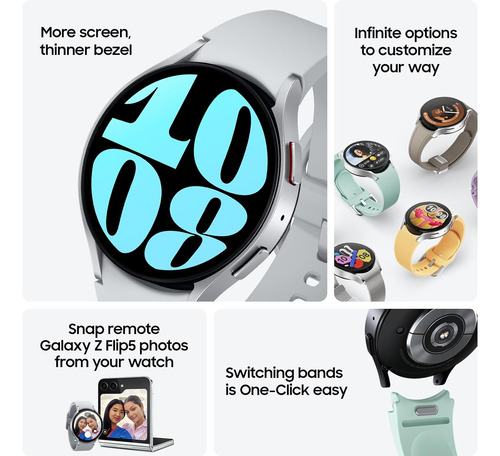 Samsung Galaxy Watch 6 - Reloj Inteligente Bluetooth