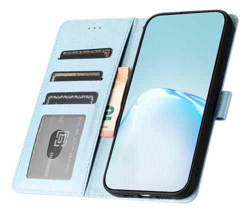 Funda De Piel Tipo Cartera Para Oppo A96/reno8 5g/reno8 Pro 5g Con Correa Para Muñeca Y Ranuras Para Tarjetas, Funda Abatible