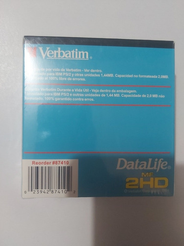Imagen 3 de 4 de Diskettes Verbatim Data Life ( Nuevos En Caja Sellados) X10u