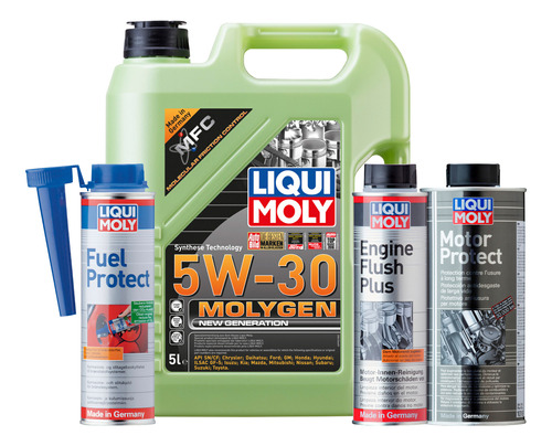 Kit 5w30 Fuel Protect Motor Protect Liqui Moly + Regalo