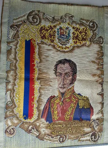 comprar Cuadro Tela Tapiz: Homenaje A Simón Bolívar 1968