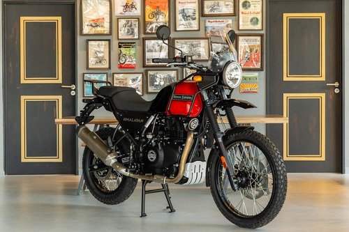 Imagen 3 de 25 de Royal Enfield Himalayan Bs6 Rock Red Entrega Inmediata