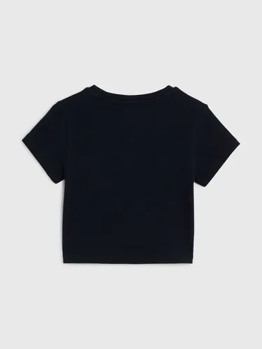 Camiseta Universitaria De Punto Niña Azul Tommy Hilfiger