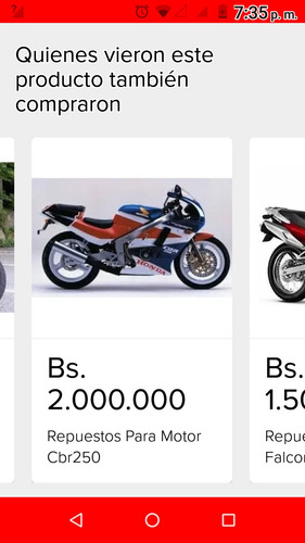 Repuestos Honda Cbr 250