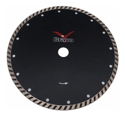 Disco Corte Diamantado Turbo Bravo 7 180 Mm Amoladora