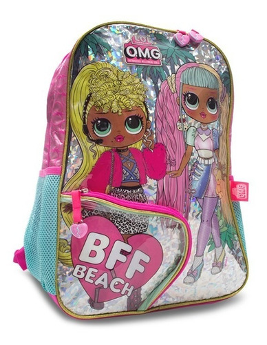 Mochila Lol Omg Primaria Backpack Vs507 Color Rosa Chicle