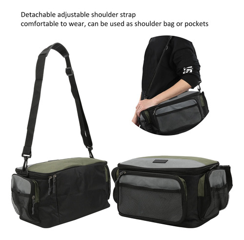 Bolsa De Pesca Con Señuelo Para Aparejos Y Carretes, Caja De