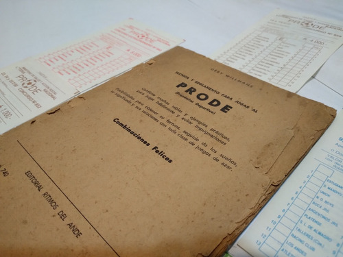 Fútbol Prode Boletas Originales + Libro!