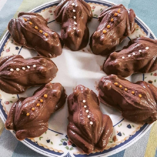 Molde De Caramelo De Chocolate Life Of The Party Frog A126 Claro