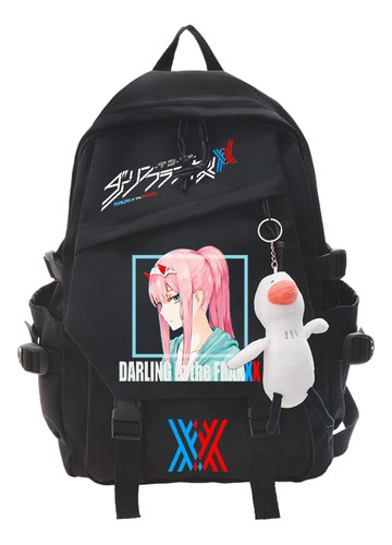 Dorso Periférico Estampado En La Parte Trasera Darling In Th