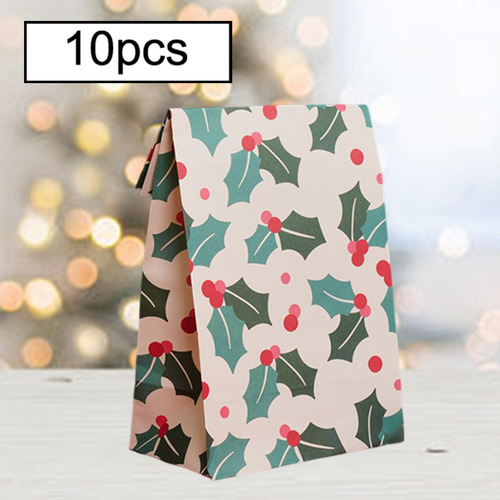 10 Bolsas Para Envolver Y Dulces, Bolsas De Verde Y