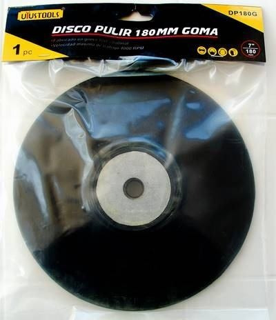 Disco Pulir 180mm Goma - Ferretek