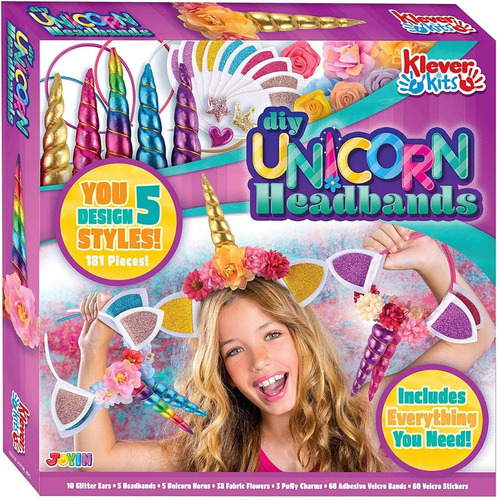 Kit Para Crear Diadema De Unicornio Para Niñas