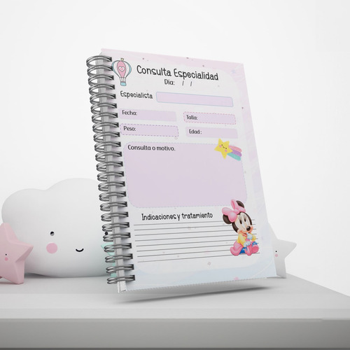 Carnet/cuaderno Pediatrico Control Particular/consultorio