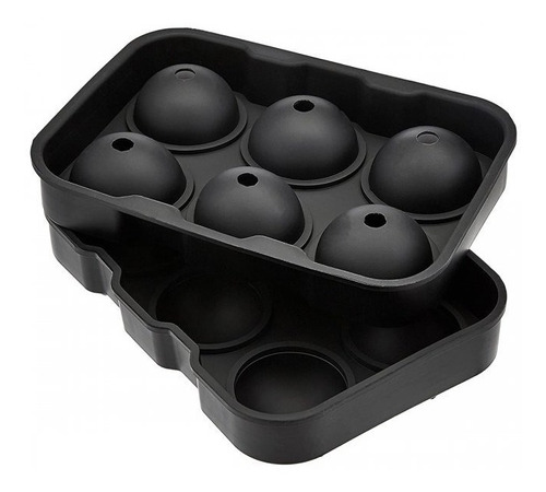 Imagen 3 de 8 de Molde Para Hielo Esferas Whisky Cubetera Silicona