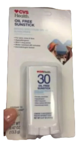 Cvs Oil Free Sunscreen, Protector Solar En Barra Spf 30, Usa