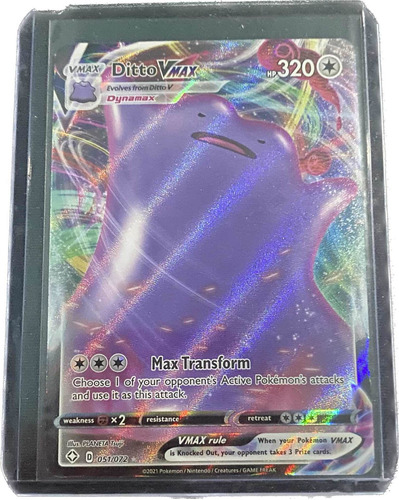 Tarjeta Pokémon Ditto Vmax 100% Original Ingles Tcg