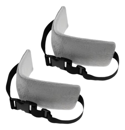 2x Correas De Almohada De Reposapiés Almohada De Gris