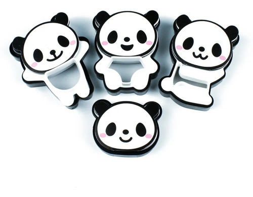 10 Moldes Cortadores De Galleta Oso Panda Y Perro Y Dona