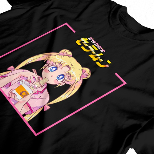 Imagen 2 de 6 de Remera Algodón Sailor Moon Serena Ramen