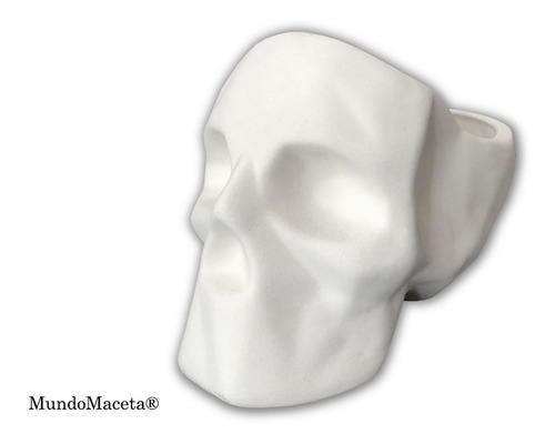 Imagen 1 de 5 de 3 Macetas Cráneo Semi Geométrico Calaca Calavera Para Pintar