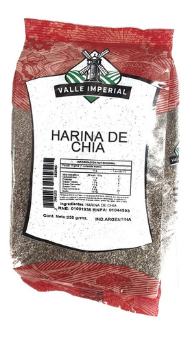 Harina De Chia 250 Gr - Valle Imperial 