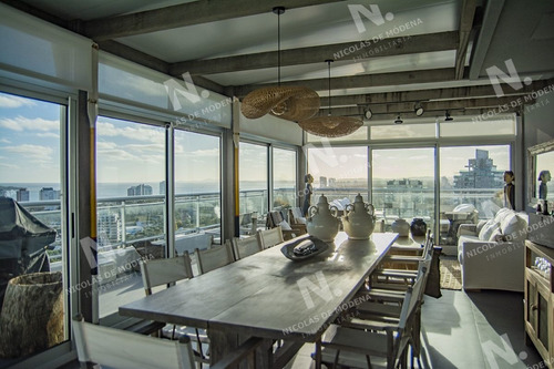 Imagen 22 de 30 de Penthouse En Venta Con Vista A La Mansa En Torre Ocean Drive Ii - Punta Del Este Roosevelt