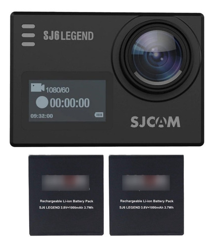 Pack Cámara Mas Dos Baterías Sjcam Sj6 Legend 4k Wifi