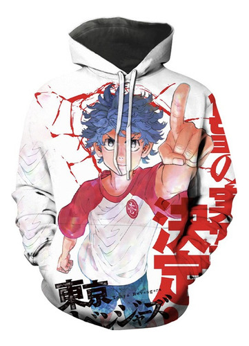 Sudadera Con Capucha De Anime Tokyo Ravengers Sano Manjiro