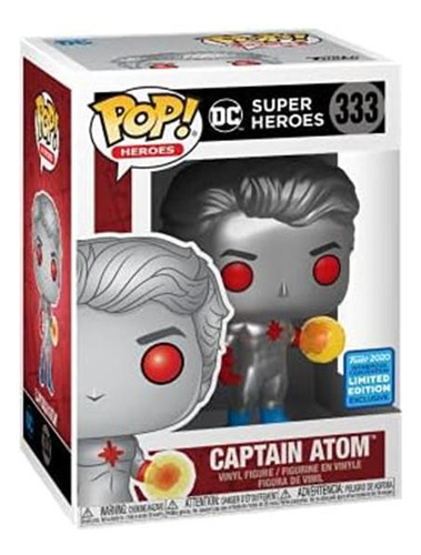 Funko Pop! Heroes: Dc - Captain Atom Vinyl Wonderrous Conve