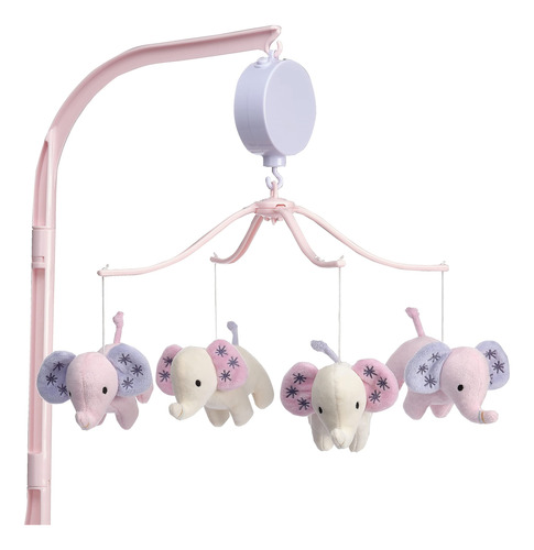 Bedtime Originals Elefante Sueños Rosa Musical Baby Cun Nvd5