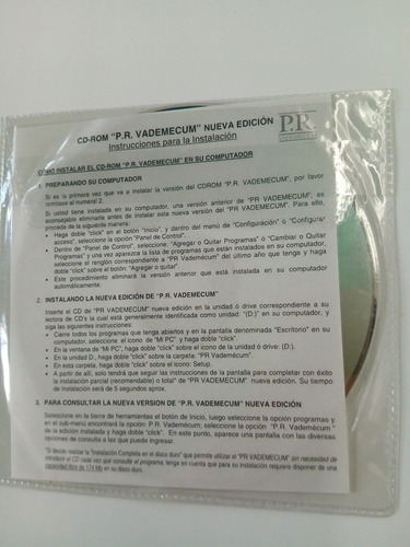 Imagen 2 de 3 de Cd-rom. P.r. Vademécum Medicamentos De Venezuela 5ta Edición