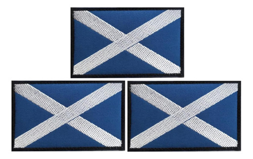 3 Pack De Parches De Bandera De Escocia Parche Bordado ...