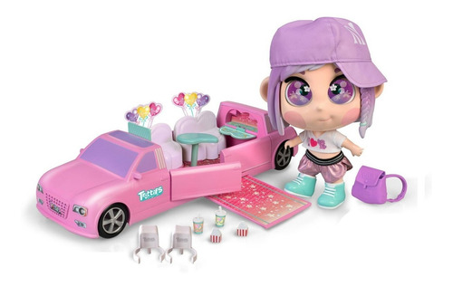 Imagen 1 de 1 de Muñeca Trotties Emma Y Limo Magic Limusina World Adventures