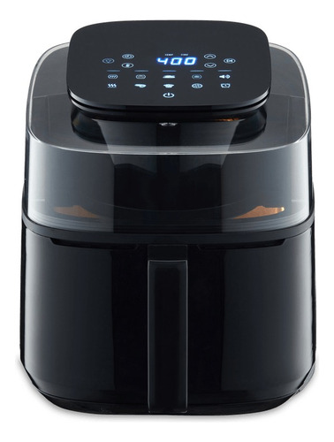 Air Fryer Fritadeira Digital 5l Labravia Com Visor 110v Cor Preto