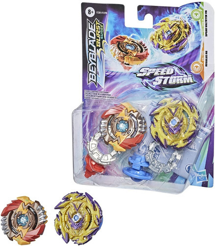 Beyblade Burst Surge Spear Valtryek V6/Regulus R6 - Hasbro Color Multicolor